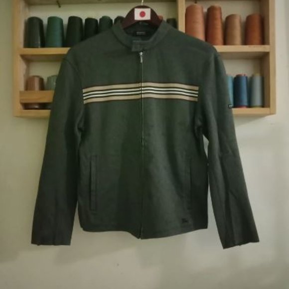 Burberry Black Label Light Jacket w Stripe Design - Picture 1 of 4